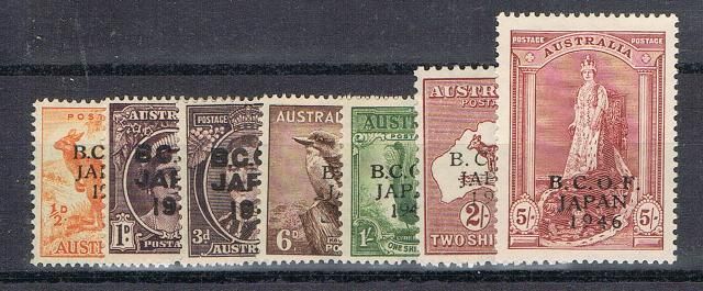 Image of Australia-B.C.O.F SG J1/7 LMM British Commonwealth Stamp